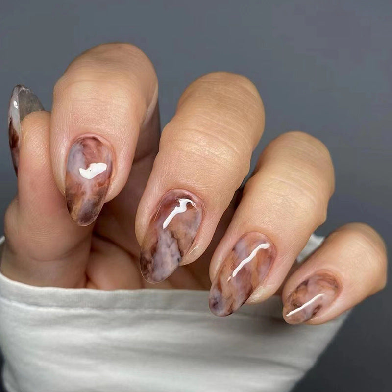 Blossom Ombre Nails, Short Oval, 24 Pieces – front view