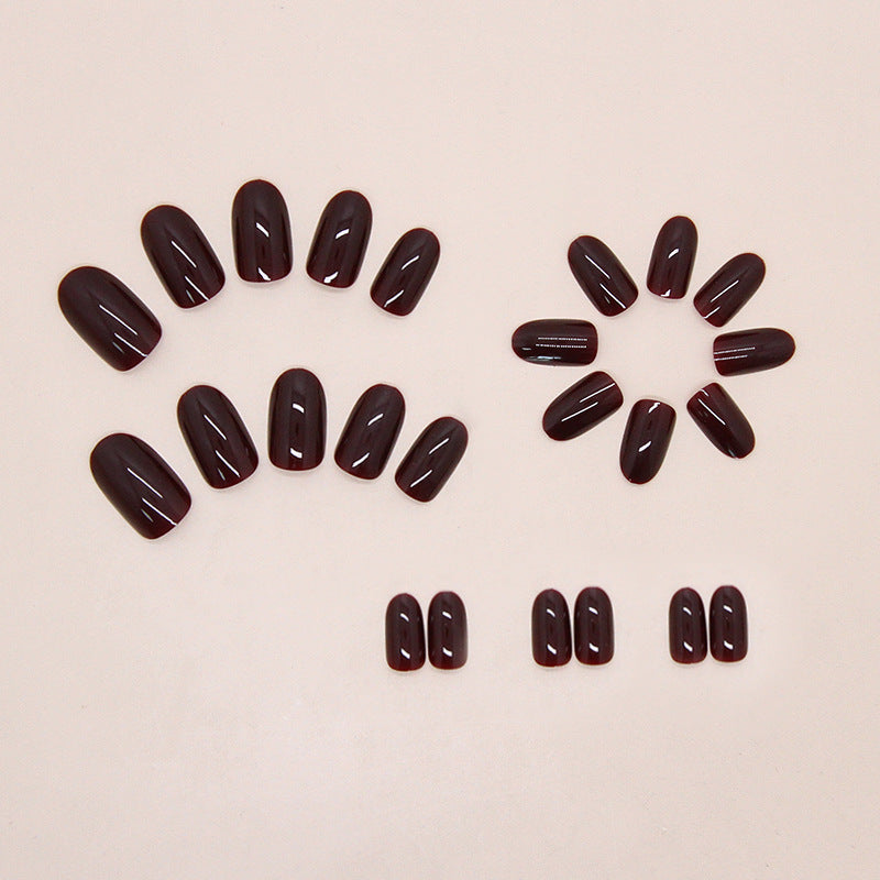 Rose Ombre Nails, Medium Oval, 24 Pieces on hand