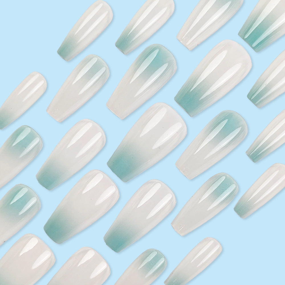 Ombre Gradient Press-On Nail Set (24 Pieces) – side angle