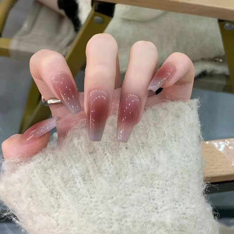 Ombre Gradient Ombre Nails, Ballerina, 24 Pieces – front view