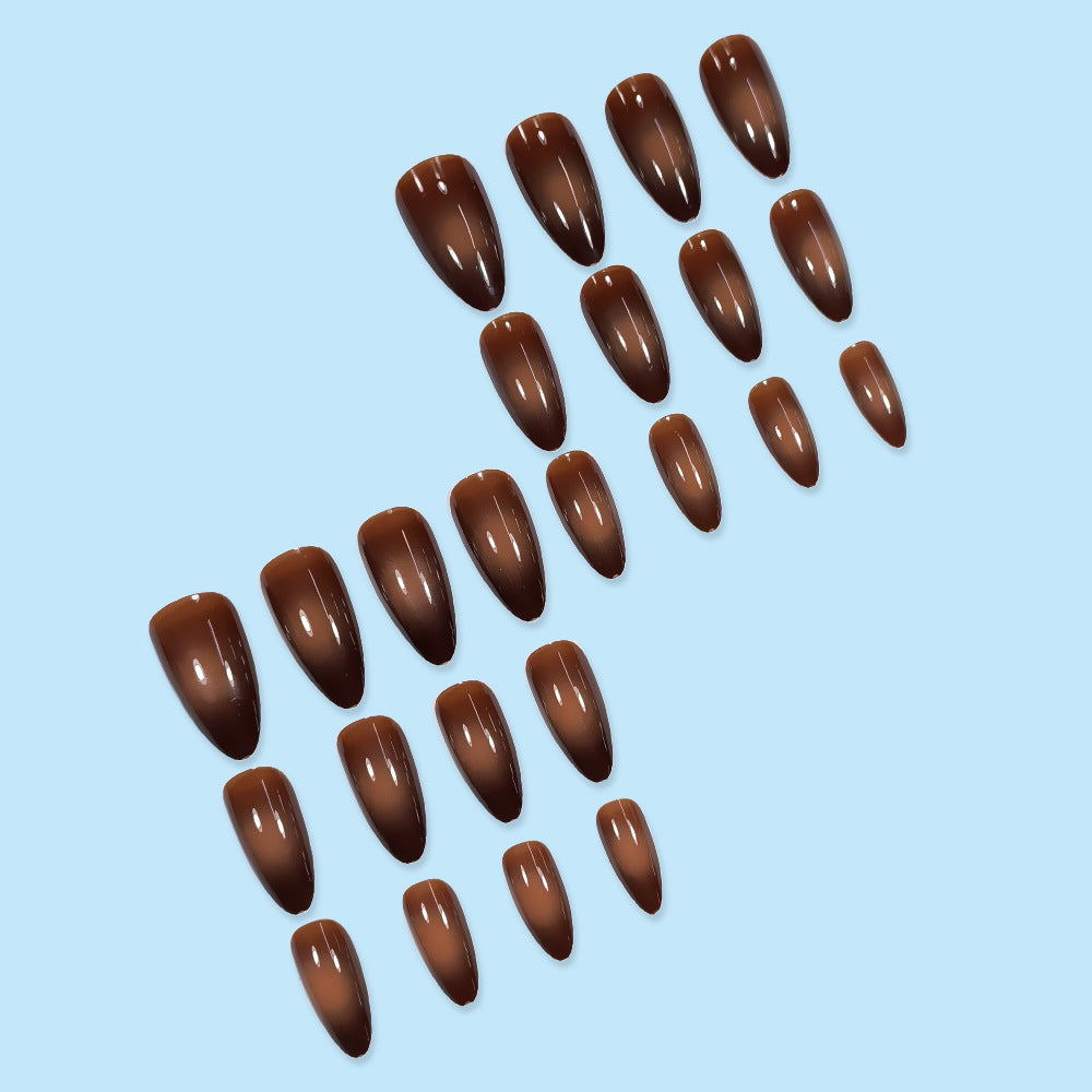 Ombre Gradient Press-On Nails, 24-Piece Set – side angle