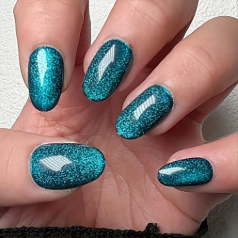 Cat Eye Press-On Nails – front view