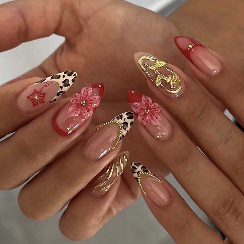 French Tip Press-On Nails – front view