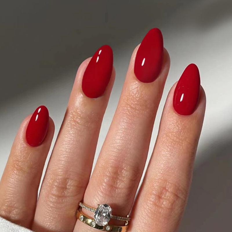 Solid Color Press-On Nails – front view